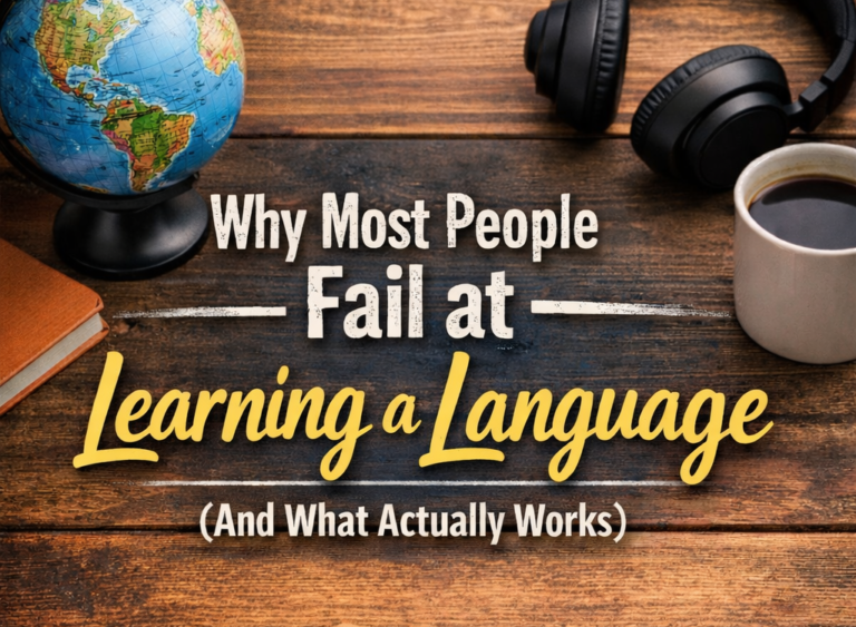 Why Most People Fail at Learning a Language